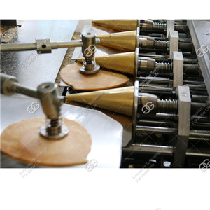 Công Nghiệp Hoàn Toàn Tự Động Dây Chuyền Sản Xuất Cán Biscuit Đường Waffle <span class=keywords><strong>Cone</strong></span> Làm Thương Mại <span class=keywords><strong>Ice</strong></span> <span class=keywords><strong>Cream</strong></span> <span class=keywords><strong>Cone</strong></span> Máy Để Bán - Product Image 5