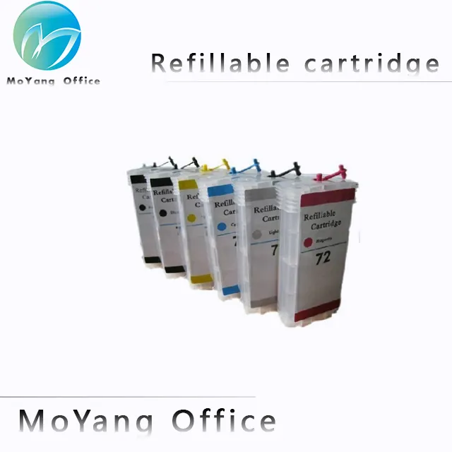 MoYang-cartucho de tinta de repuesto Compatible con HP72, C9370, C9371, C9372, C9373, C9374, Compatible con HP Designjet T1100/T1100S, compra a granel