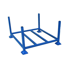 Pliable empilage un cadre palettes de poste chevalets pour vente royaume-uni - Product Image 1