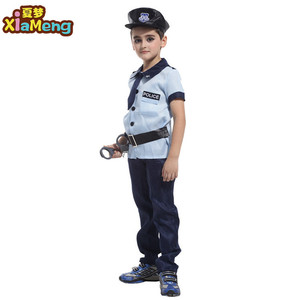 <span class=keywords><strong>2018</strong></span> fiesta de halloween uniforme de policía traje para niños - Product Image 2