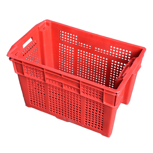 Food grade custom design mesh plastic crate for bread