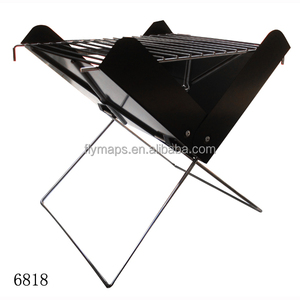 Obral Pemanggang Bbq Arang Luar Ruang Kecil Besi Tahan Karat Dapat Dilipat Dalam Ruangan - Product Image 1