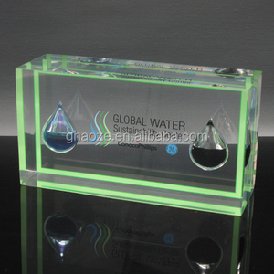 Kunden spezifische Werbung Display Acryl harz block