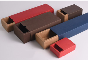 Bán Buôn Quà Tặng Hình Chữ Nhật Trượt Tùy Chỉnh Có Thể Gập Lại Cốc Cà Phê Hộp Giấy Kraft Có Ngăn Kéo Đóng Gói Sinh Thái - Product Image 2