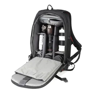 Caden DSLR के लिए K6 कैमरा बैग बैग मामले यात्री लेंस Camcorder गोली पीसी बैग