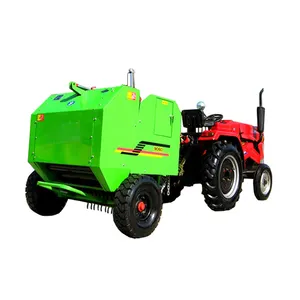 Alfalfa hay bales bundling cutting machine