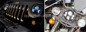 7 polegada <span class=keywords><strong>noir</strong></span> Chrome Led phare, 7 '' Led projecteur scellé Conversion de phare pour jeep Wrangler - Product Image 5