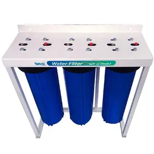 20 inch 3 stage big blue water filter plant with jumbo filter housing