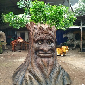 Arbre parlant animé réaliste, attraction de parc d'attractions, en vente - Product Image 2