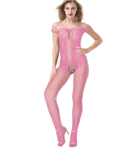 Bodystocking <span class=keywords><strong>de</strong></span> Rejilla Sexy con Abertura en la Entrepierna para Mujer Madura, Venta al por Mayor <span class=keywords><strong>de</strong></span> Fábrica - Product Image 4