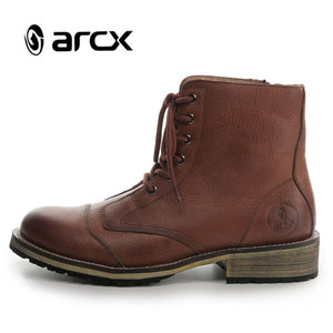ARCX-<span class=keywords><strong>Botas</strong></span> de cuero para <span class=keywords><strong>Motocross</strong></span> para hombre, botines <span class=keywords><strong>Vintage</strong></span> para Moto, para viajes al aire libre - Product Image 3