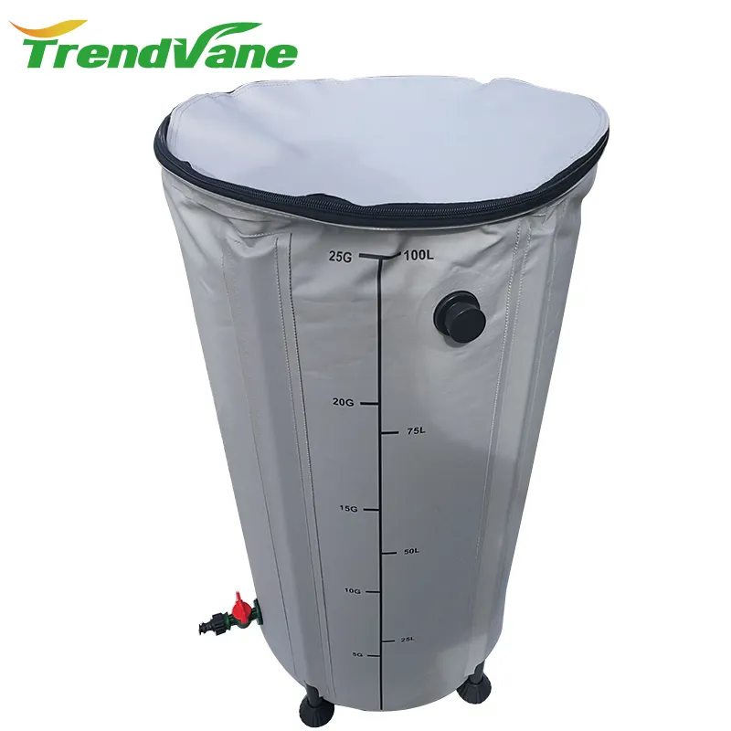 2018 amazon best sellers collapsible heavy duty pvc water storage flexi tank barrel for garden watering