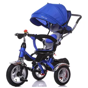 Tricycle en acier à trois roues pour enfants, nouveau design, tricycle en acier, chariot pour bébé, vélo pour enfants