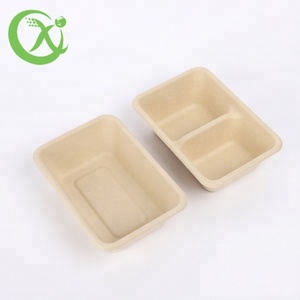 Wheat Straw Sugarcane bagasse Biodegradable food container