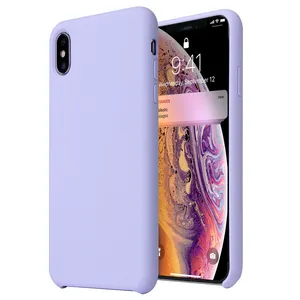 Funda <span class=keywords><strong>de</strong></span> Silicona Líquida Original para XS MAX 11 12 13 14 15 16 17, Antigolpes, Antisuciedad, <span class=keywords><strong>de</strong></span> Buena Calidad - Product Image 1