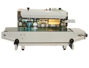 Factory Price FR900 Horizontal Automatic aluminum foil Heating Continuous Band Sealer Manual Plastic Bag Sealing Machine