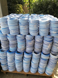 <span class=keywords><strong>Cable</strong></span> de Audio Estéreo de Alta Calidad con Revestimiento de PVC Azul y <span class=keywords><strong>Blanco</strong></span>, 50m de Longitud, Blindaje Trenzado, Conectores Dorados, ROHS para HDTV - Product Image 4