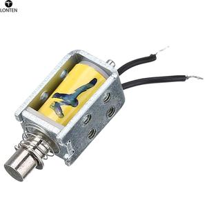 Lonten DC 3~6V Mini électroaimant solénoïde à poussée et traction, type traversant, pour outils électromagnétiques à poussée et traction, électronique - Product Image 2