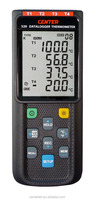 Termómetro Registrador de Datos CENTER CENTER 520 con 4 Canales, Comunicación USB, Pantalla LCD Grande, Resolución de 0.1°C, Personalizable OEM/ODM, IP40
