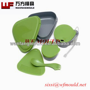 oem de calidad buena lunch box set con cuchara y plato fabricante de moldes - Product Image 1
