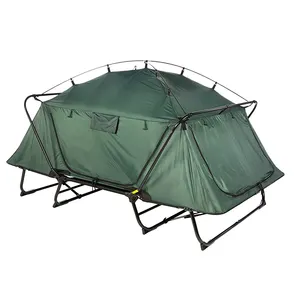 Doppel 2 Person Vom Boden Schlafen Camp Ritus Wasserdichte Outdoor Bett Bett Zelt