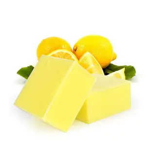 Sabun Buatan Tangan Asli Label Pribadi, Sabun Lemon Asam Kojic Pemutih Badan Yoni