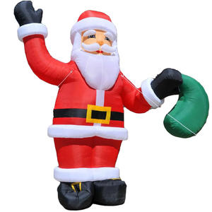 Géants de l'extérieur, <span class=keywords><strong>ballon</strong></span> <span class=keywords><strong>gonflable</strong></span> de Noël de 20 pieds en forme de Père Noël pour la décoration de Noël - Product Image 5