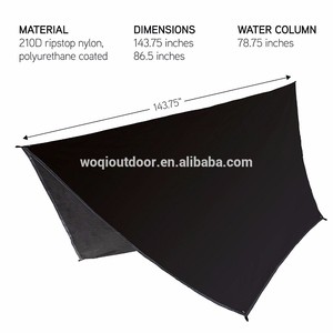 Woqi — tente de Camping en tissu, abri contre le soleil, bâche de pluie ultralégère, bâche contre les mouches - Product Image 3