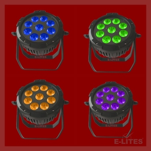 9*18W RGBWA + UV 6 In1 Pin Không Dây Dmx Waterproof Led Slim Par Light IP65 - Product Image 3