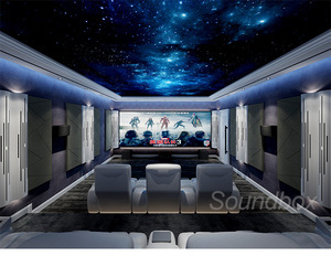 Clásico decorativo hornear acabado pu onda pintura solución acústica sonido difusor Bass trampa para hi-end cine en casa - Product Image 4
