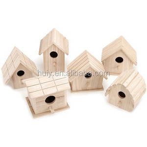 Customisable Retro <strong>Old</strong> Vintage Wooden Wildbird House Paintable for Breeding Rest Decor Garden Forest for Living Outdoor Children - Product Image 6