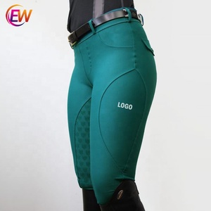 Leggings de equitación EW Horse para mujer, estilo popular, con agarre de silicona y asiento completo - Product Image 1