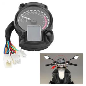 Xe máy kỹ thuật số đầy màu sắc LCD Speedometer Đo Dặm <span class=keywords><strong>tachometer</strong></span> cảm biến tốc độ 7 màu hiển thị mức dầu mét phụ kiện - Product Image 1