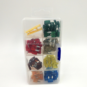 Fusible <span class=keywords><strong>de</strong></span> voiture Année 120pcs Assorted Block Audio Visor Cars Circuit Line Auto Kit, 32v Breaker <span class=keywords><strong>Lens</strong></span> Crocsee 32v Ca ATM Mini Fuse Car - Product Image 6