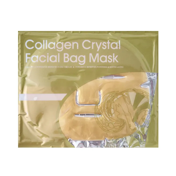 OEM Face Skin Care maschera idratante in fogli Private Label 24K Gold Bio Collagen maschera facciale maschera facciale da uomo