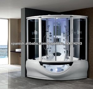 acrílico blanco <span class=keywords><strong>vapor</strong></span> cabina <span class=keywords><strong>de</strong></span> ducha <span class=keywords><strong>con</strong></span> <span class=keywords><strong>sauna</strong></span> casa y masaje modelo <span class=keywords><strong>de</strong></span> bañera g160 - Product Image 1