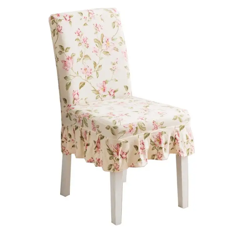 Съемный чехол на стул с цветочным принтом, эластичные Чехлы для свадебного банкета, складное кресло для отеля