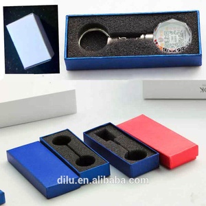 Biểu Tượng Tùy Chỉnh Hình Trái Tim Hình Bát Giác LED Pha Lê Keychain Tự Làm Kính Keyholders Với 3D Laser Khắc Thiết Kế - Product Image 6