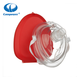 Compower-Kit de barrera reutilizable para reanimación, máscara facial personalizada con etiquetado privado, llavero, entrenamiento Cpr, máscara de rescate - Product Image 1