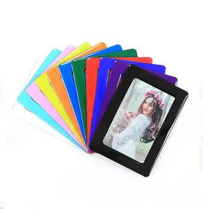 Moldura para fotos com ímã de geladeira personalizado em resina de papel 4x6 8x10