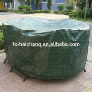 Funda Circular para <span class=keywords><strong>Mesa</strong></span> de Jardín, Impermeable, Resistente al Agua, Antiestática y Resistente al Viento para Muebles de Jardín - Product Image 4