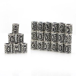 Cuentas de Runas de Vikings nórdicos de aleación <span class=keywords><strong>para</strong></span> barbas, colgantes <span class=keywords><strong>para</strong></span> el pelo y pulseras DIY - Product Image 4
