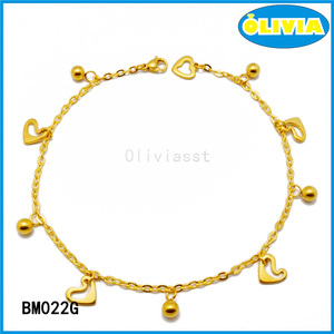 Venta caliente de moda de las mujeres accesorios de la joyería ajustable simple pulsera de oro - Product Image 5