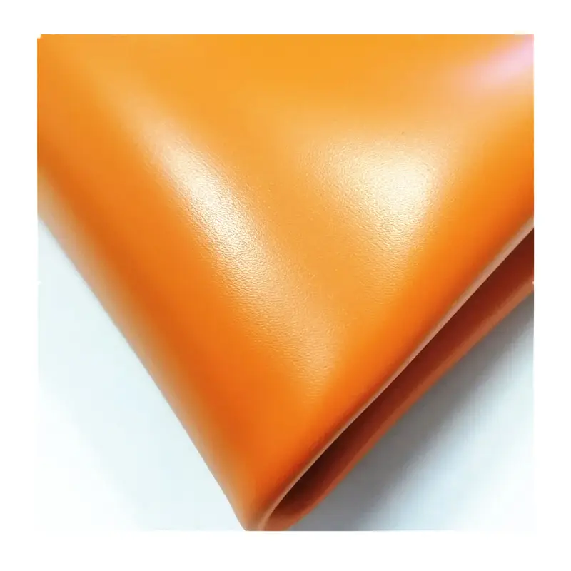 Wear resistance saddle leather 1.7mm thickness smooth eco friendly synthetic leather DMF free pu for saddles using