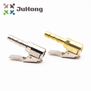 Euro Style Air Chuck 8x26mm Hose Barb Clip-on di Design In Ottone Gambo Aperto/Chiuso End nichel Placcato o Pianura In Ottone Strumenti di Riparazione Pneumatici - Product Image 5