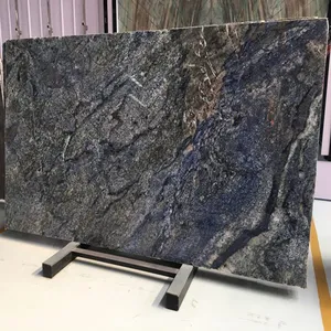 Natural luxury 2cm brazil blue granito blue azul bahia granite slab