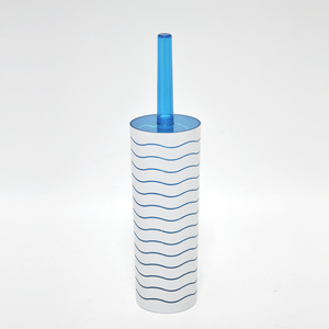 พลาสติกรูปทรงกระบอกสีน้ำเงินอุปกรณ์ห้องน้ำ - Product Image 6