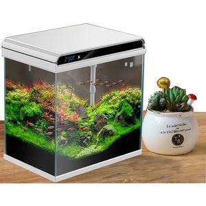 Sunsun HE Series Système de filtre arrière en verre ultra-blanc personnalisé multi-tailles pour <span class=keywords><strong>aquarium</strong></span> - Product Image 3