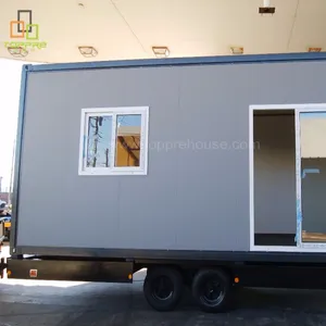 New zealand vorgefertigte 20 ft mobile fertighaus modul abnehmbare caravan haus mobile büro häuser