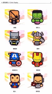 ZJ-01 silicio <span class=keywords><strong>Batman</strong></span> <span class=keywords><strong>Superman</strong></span> anime niños anillo del dedo diseño - Product Image 6